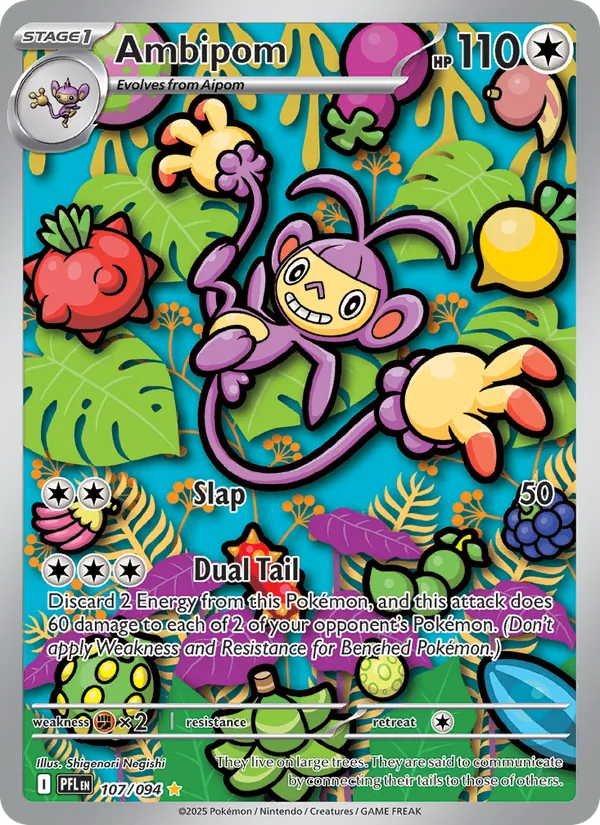 Ambipom - Phantasmal Flames Pokemon Card