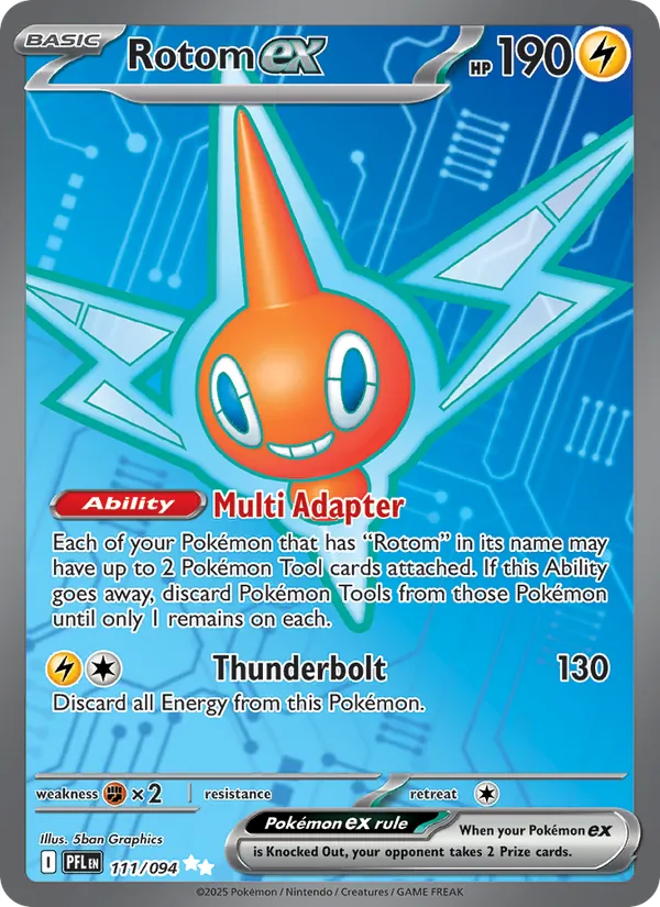 Rotom ex - Phantasmal Flames Pokemon Card