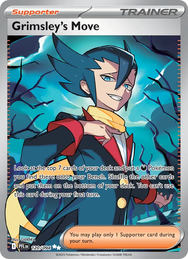 Grimsley's Move - Phantasmal Flames Pokemon Card