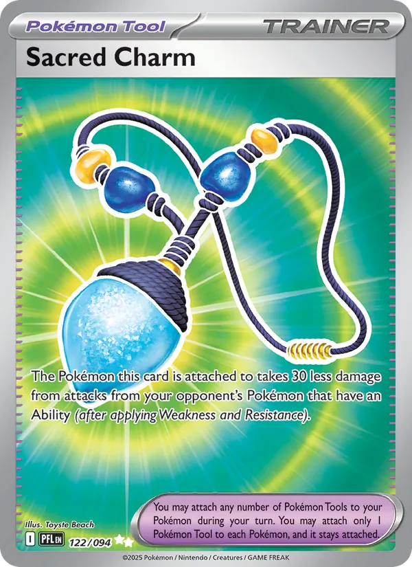Sacred Charm - Phantasmal Flames Pokemon Card