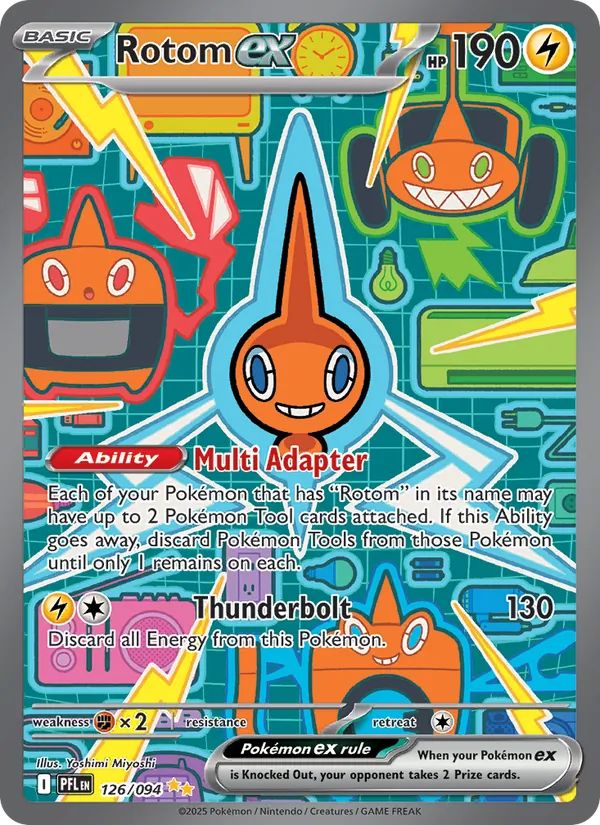 Rotom ex - Phantasmal Flames Pokemon Card