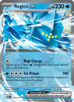 Regice ex - Ascended Heroes