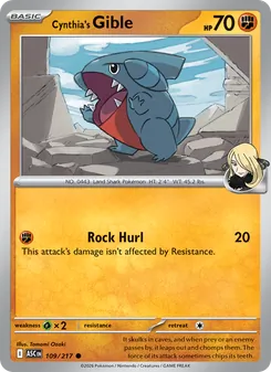 Cynthia's Gible - Ascended Heroes