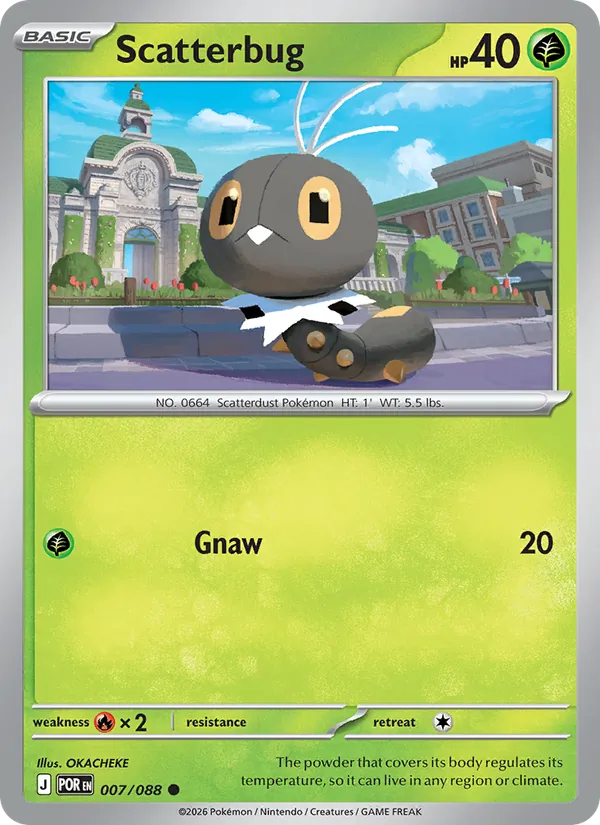 Scatterbug - Perfect Order Pokemon Card