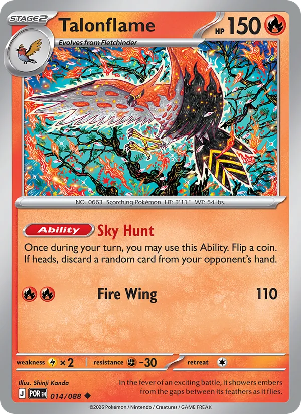 Talonflame - Perfect Order Pokemon Card