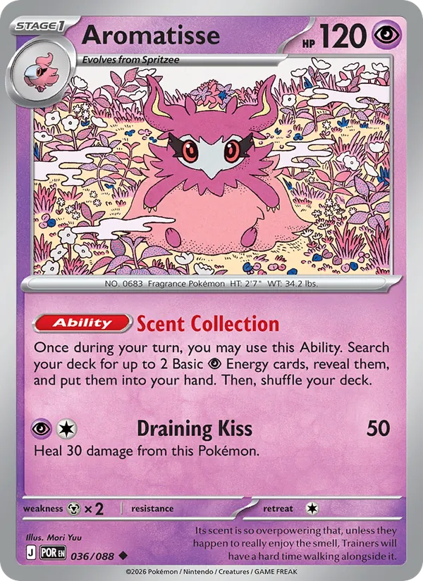 Aromatisse - Perfect Order Pokemon Card