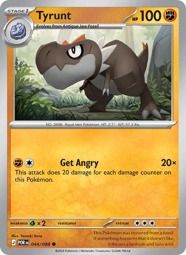 Tyrunt - Perfect Order Pokemon Card
