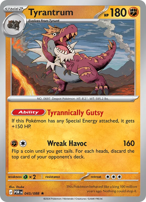 Tyrantrum - Perfect Order Pokemon Card