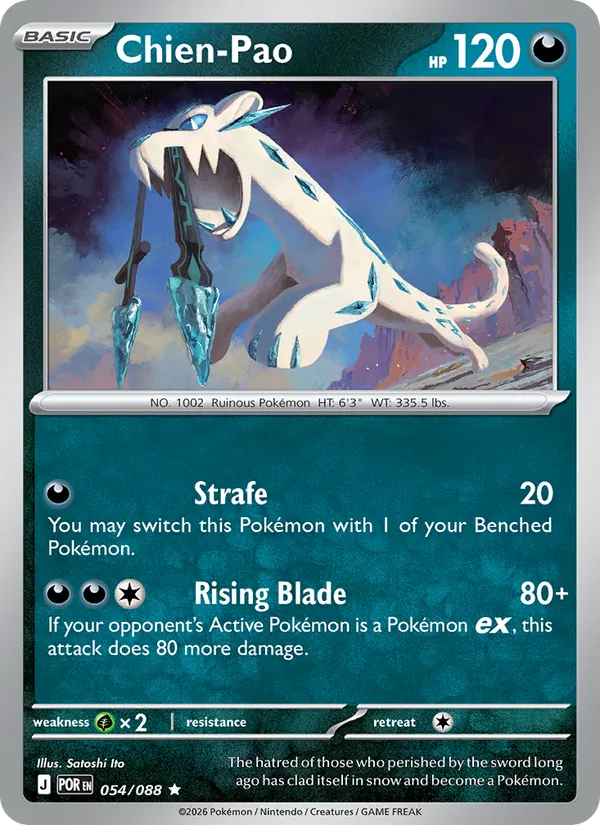 Chien-Pao - Perfect Order Pokemon Card