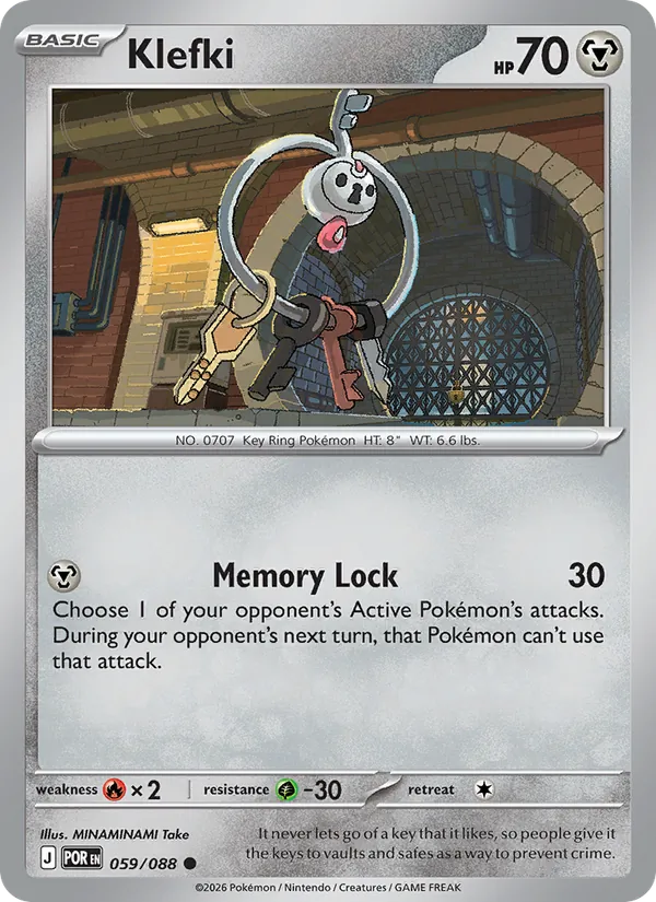Klefki - Perfect Order Pokemon Card