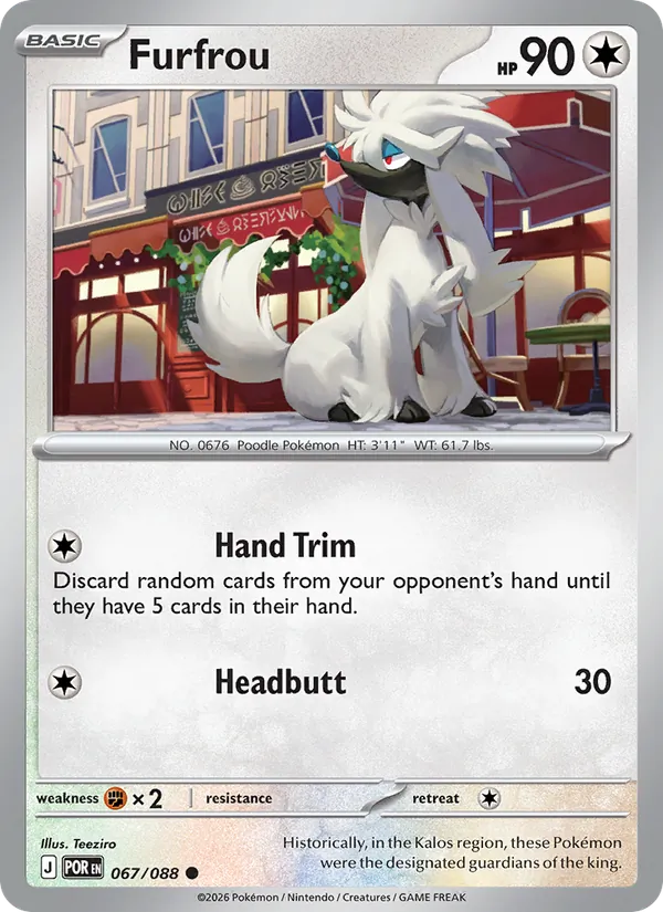 Furfrou - Perfect Order Pokemon Card
