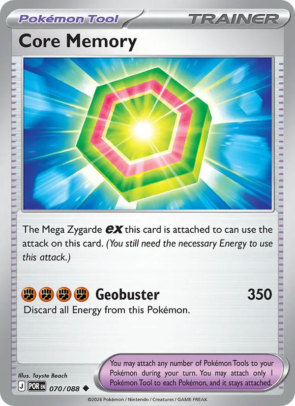 Core Memory - Perfect Order Pokemon Card