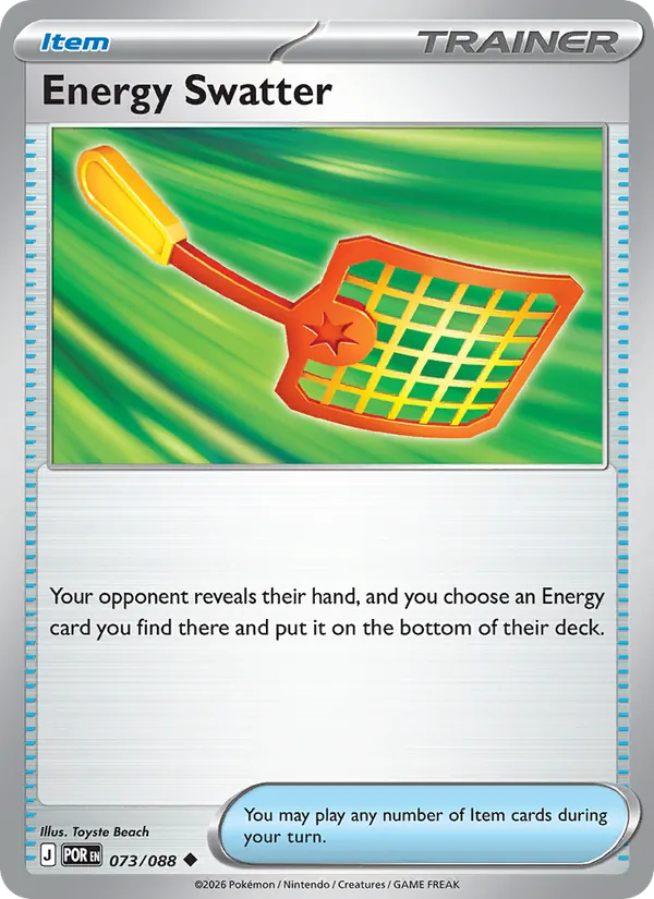 Energy Swatter - Perfect Order Pokemon Card
