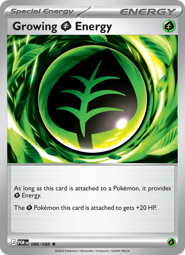 Growing Grass Energy - Perfect Order Pokemon Card