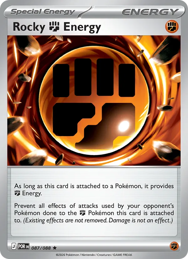 Rocky Fighting Energy - Perfect Order Pokemon Card