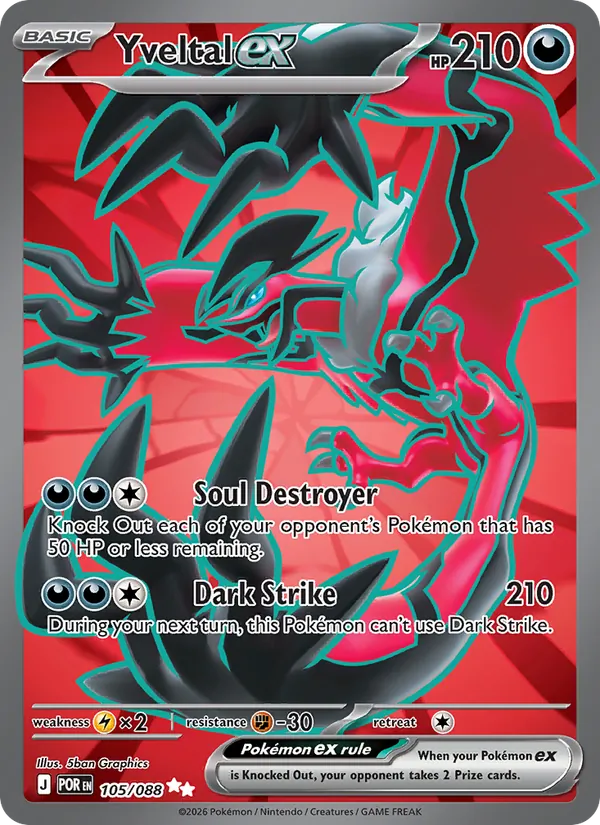 Yveltal ex - Perfect Order Pokemon Card