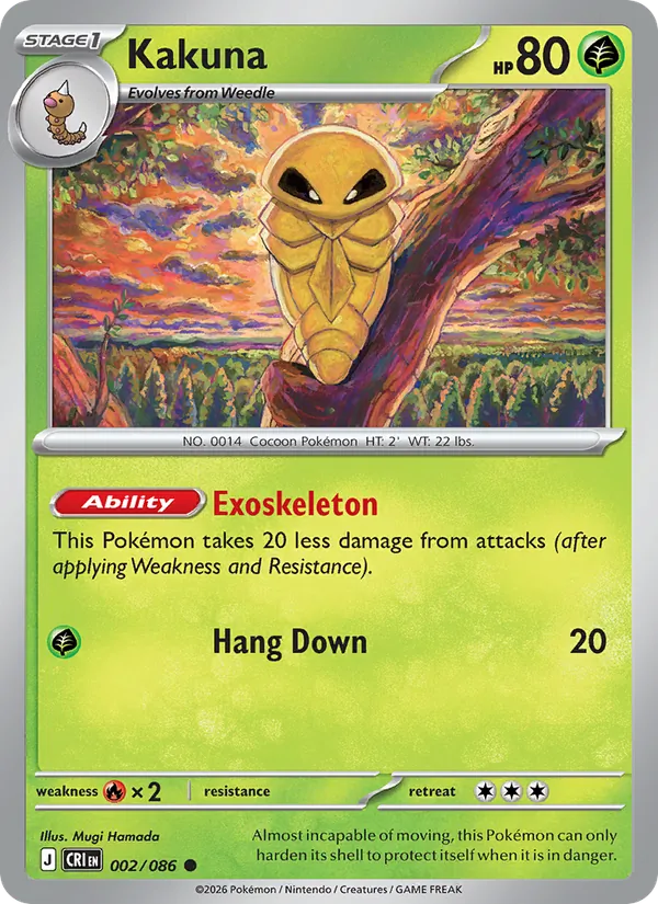 Kakuna - Chaos Rising Pokemon Card