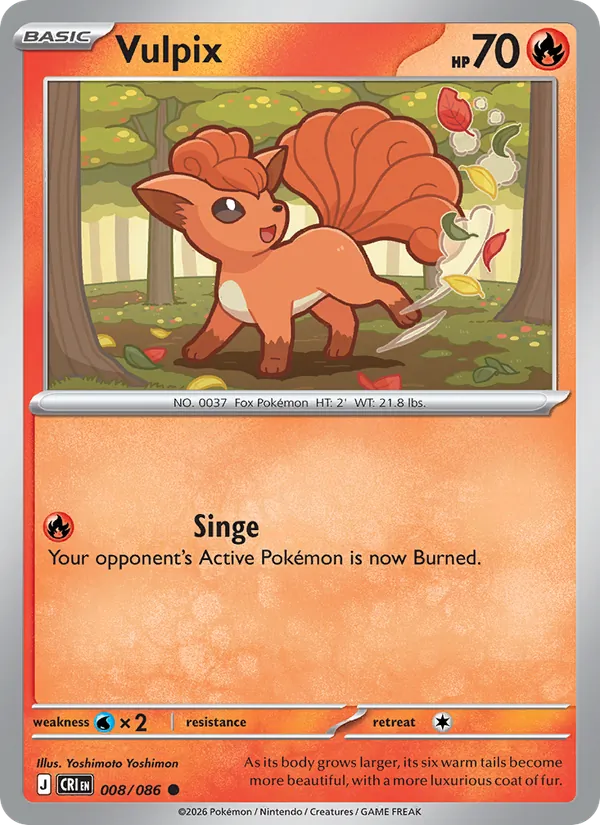 Vulpix - Chaos Rising Pokemon Card