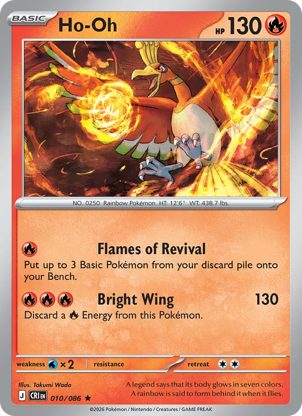 Ho-Oh - Chaos Rising Pokemon Card