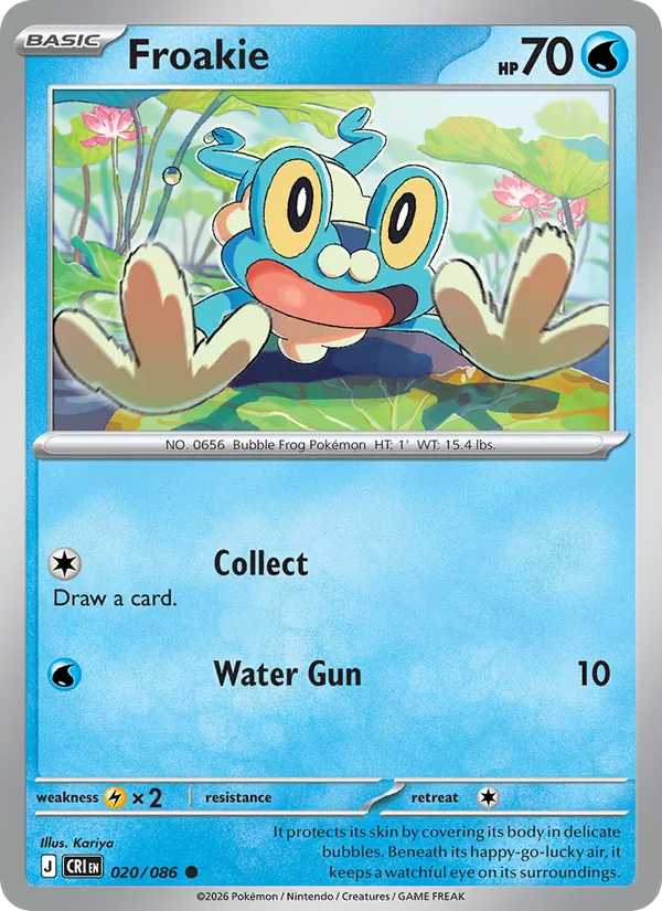 Froakie - Chaos Rising Pokemon Card