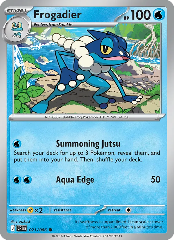 Frogadier - Chaos Rising Pokemon Card