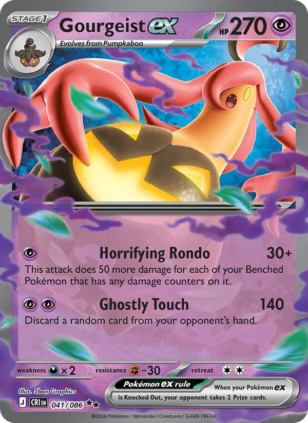 Gourgeist ex - Chaos Rising Pokemon Card