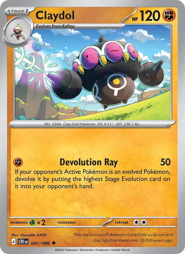 Claydol - Chaos Rising Pokemon Card