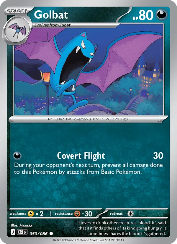 Golbat - Chaos Rising Pokemon Card