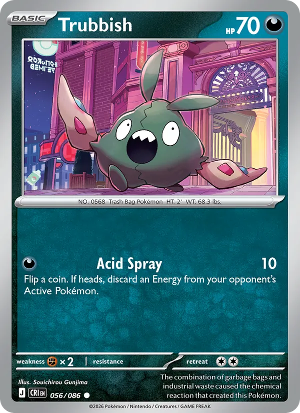 Trubbish - Chaos Rising Pokemon Card