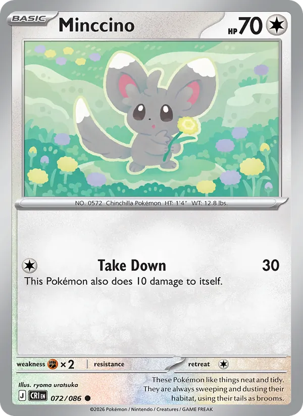 Minccino - Chaos Rising Pokemon Card