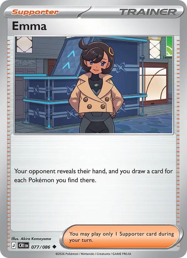 Emma - Chaos Rising Pokemon Card