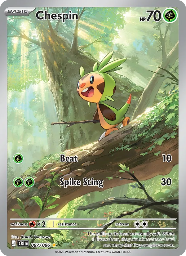 Chespin - Chaos Rising Pokemon Card