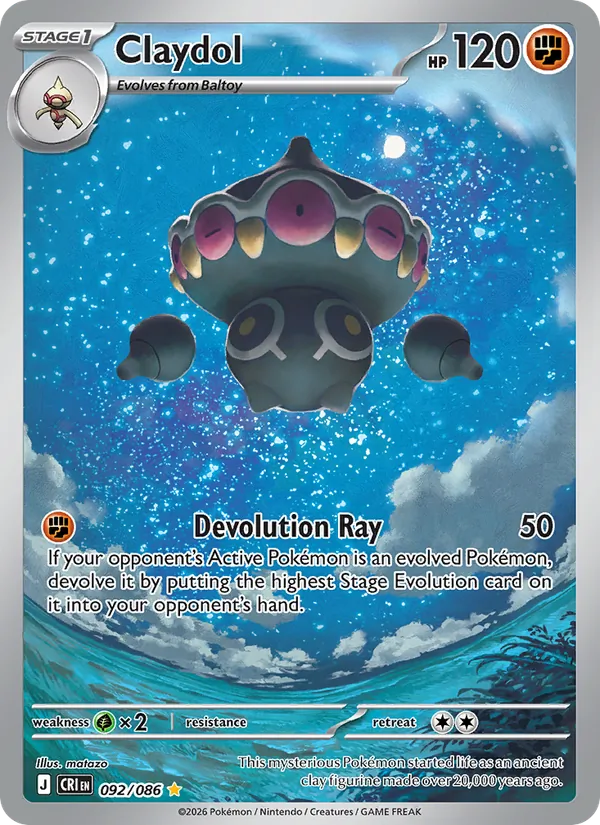 Claydol - Chaos Rising Pokemon Card