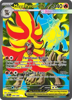 Mega Pyroar ex - Chaos Rising