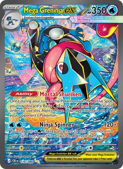 Mega Greninja ex - Chaos Rising