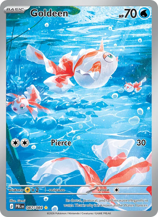 Goldeen - Pitch Black Pokemon Card