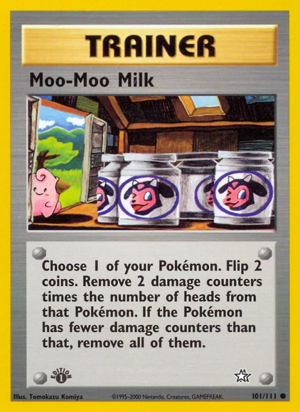 Moo-Moo Milk - Neo Genesis Pokemon Card