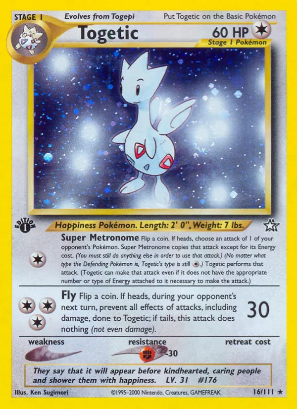 Togetic - Neo Genesis Pokemon Card