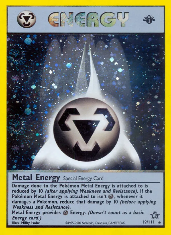 Metal Energy - Neo Genesis Pokemon Card