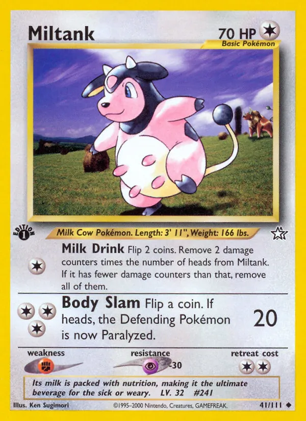 Miltank - Neo Genesis Pokemon Card