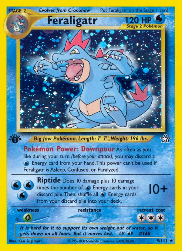 Feraligatr - Neo Genesis Pokemon Card