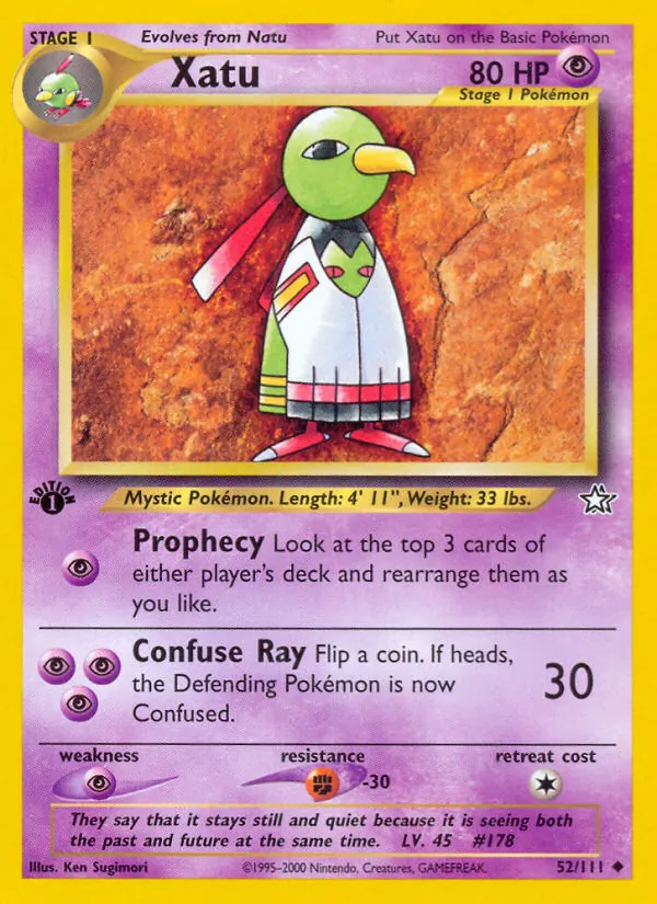 Xatu - Neo Genesis Pokemon Card