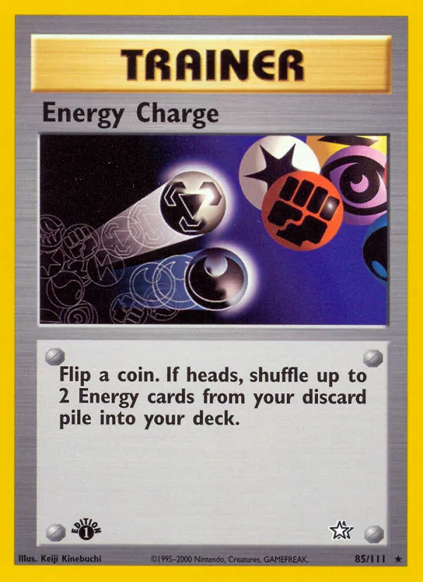 Energy Charge - Neo Genesis Pokemon Card