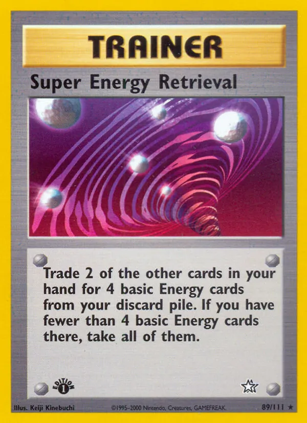 Super Energy Retrieval - Neo Genesis Pokemon Card