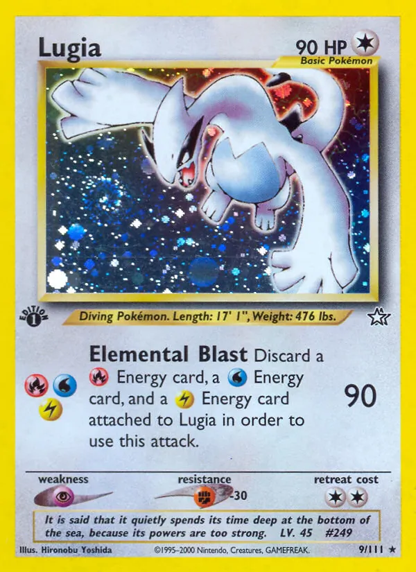 Lugia - Neo Genesis Pokemon Card