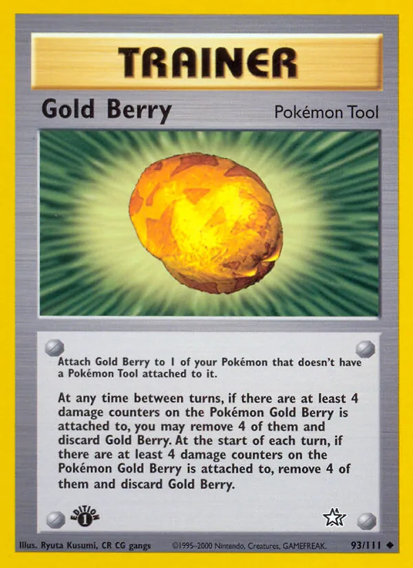 Gold Berry - Neo Genesis Pokemon Card