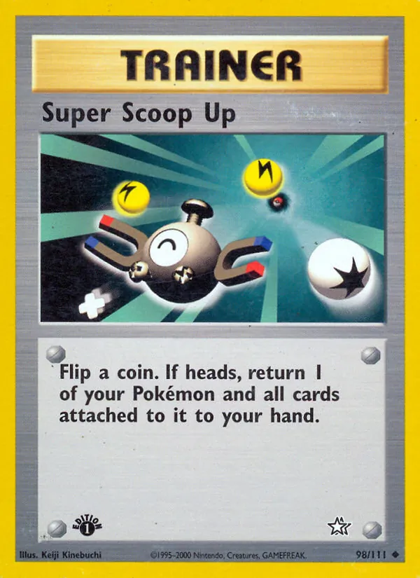 Super Scoop Up - Neo Genesis Pokemon Card