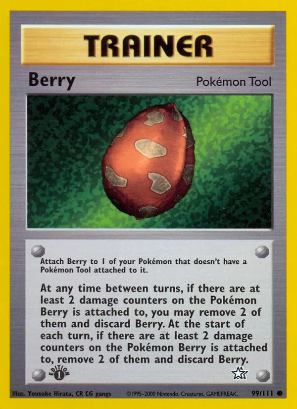 Berry - Neo Genesis Pokemon Card