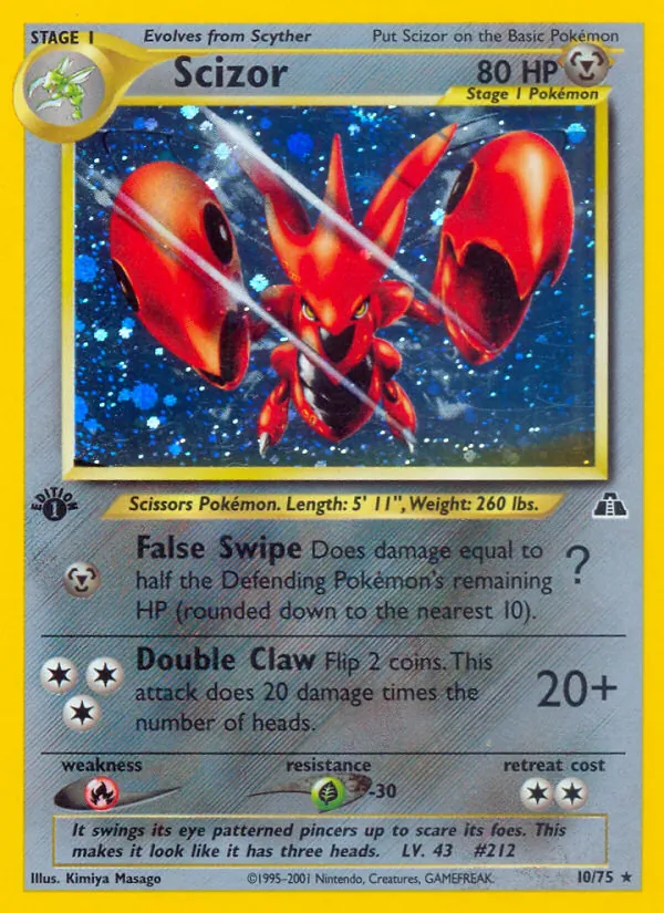 Scizor - Neo Discovery Pokemon Card