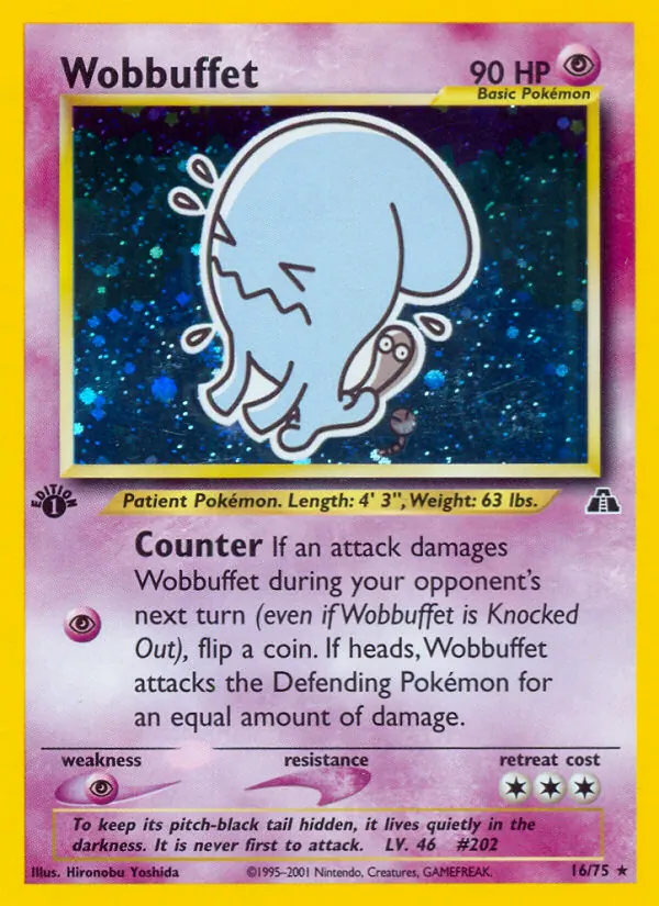 Wobbuffet - Neo Discovery Pokemon Card